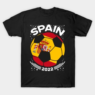 Spain Flag Soccer Football Team T-Shirt